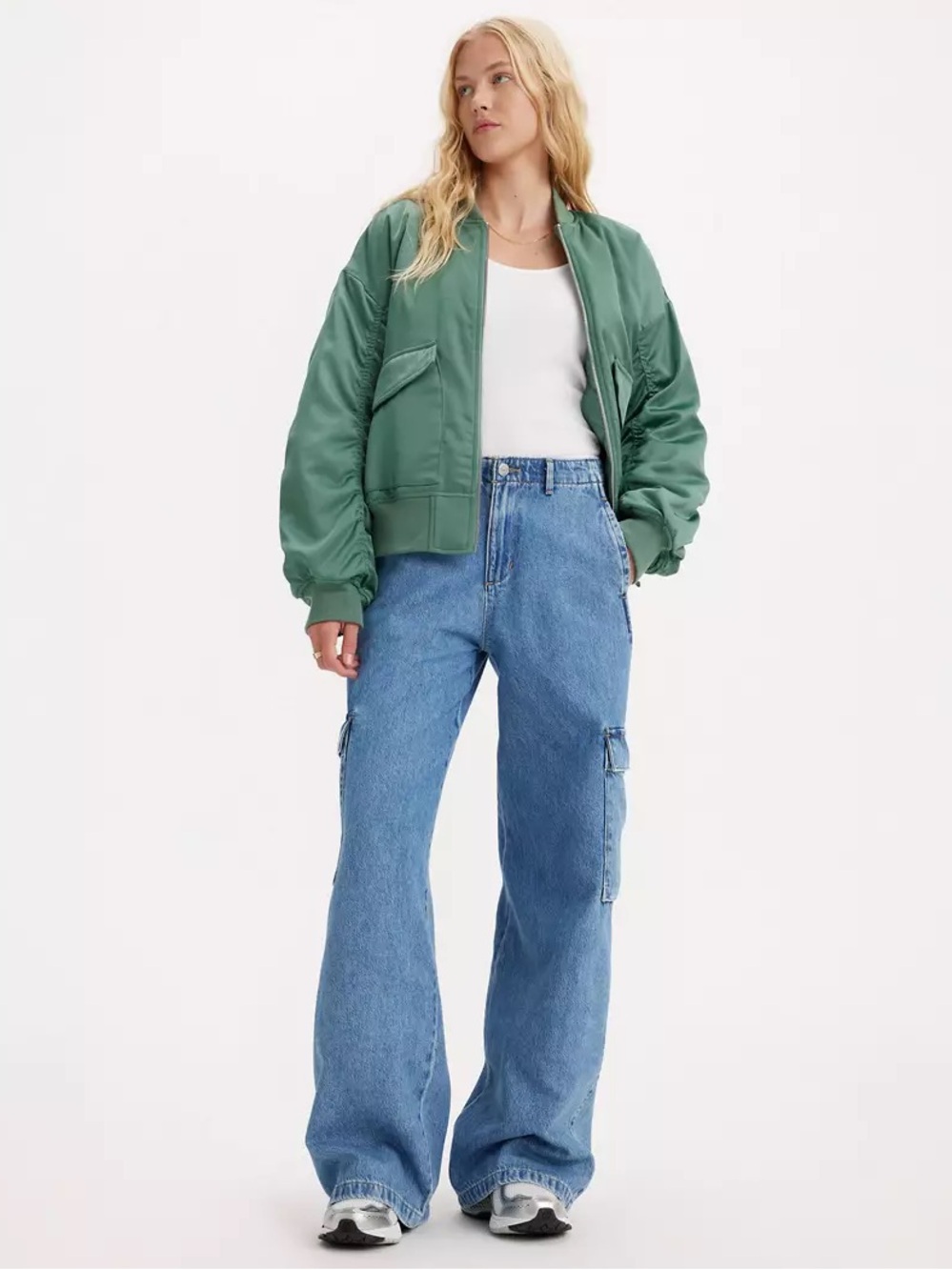 Levi's Premium BAGGY CARGO WOMEN'S JEANS - Picture 7 of 7